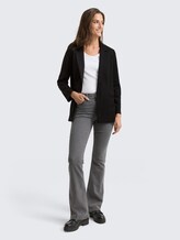 Loose Fit Blazer mit Glitzer-Effekt - pinstripe with lurex