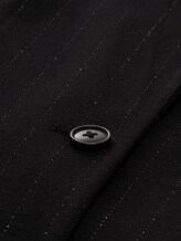 Loose Fit Blazer mit Glitzer-Effekt - pinstripe with lurex