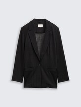 Loose Fit Blazer mit Glitzer-Effekt - pinstripe with lurex