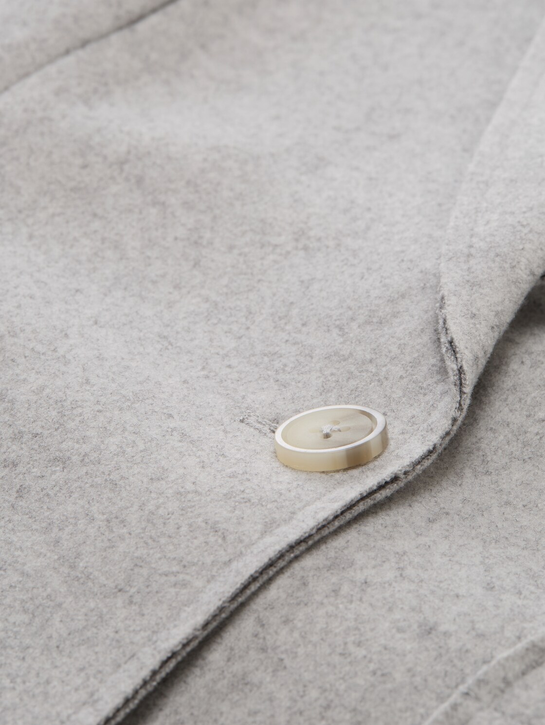 Slim fit blazer in melange look - medium silver grey melange