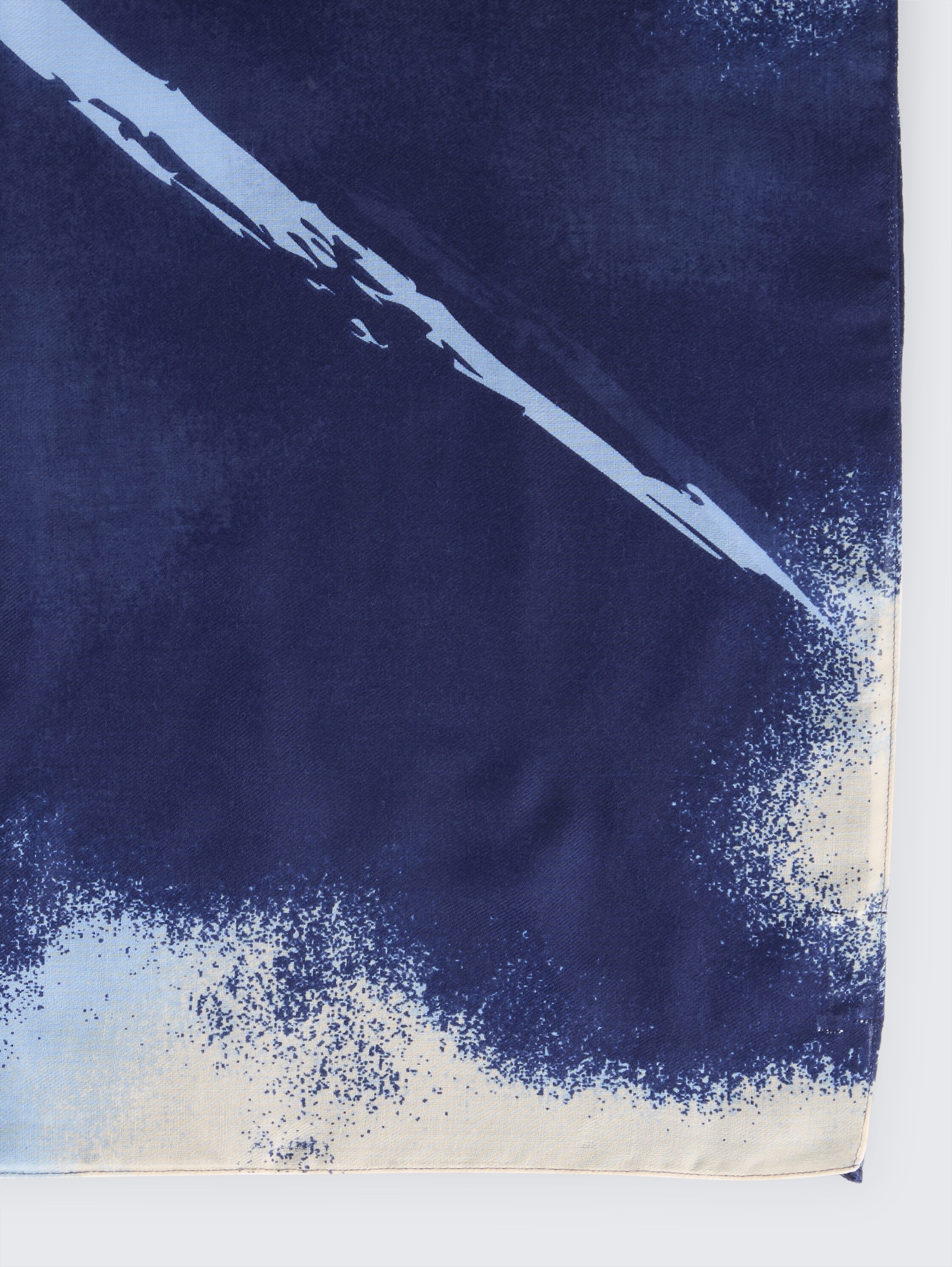 Sjaal met patroon - blue_blurry_argyle_scarf - 