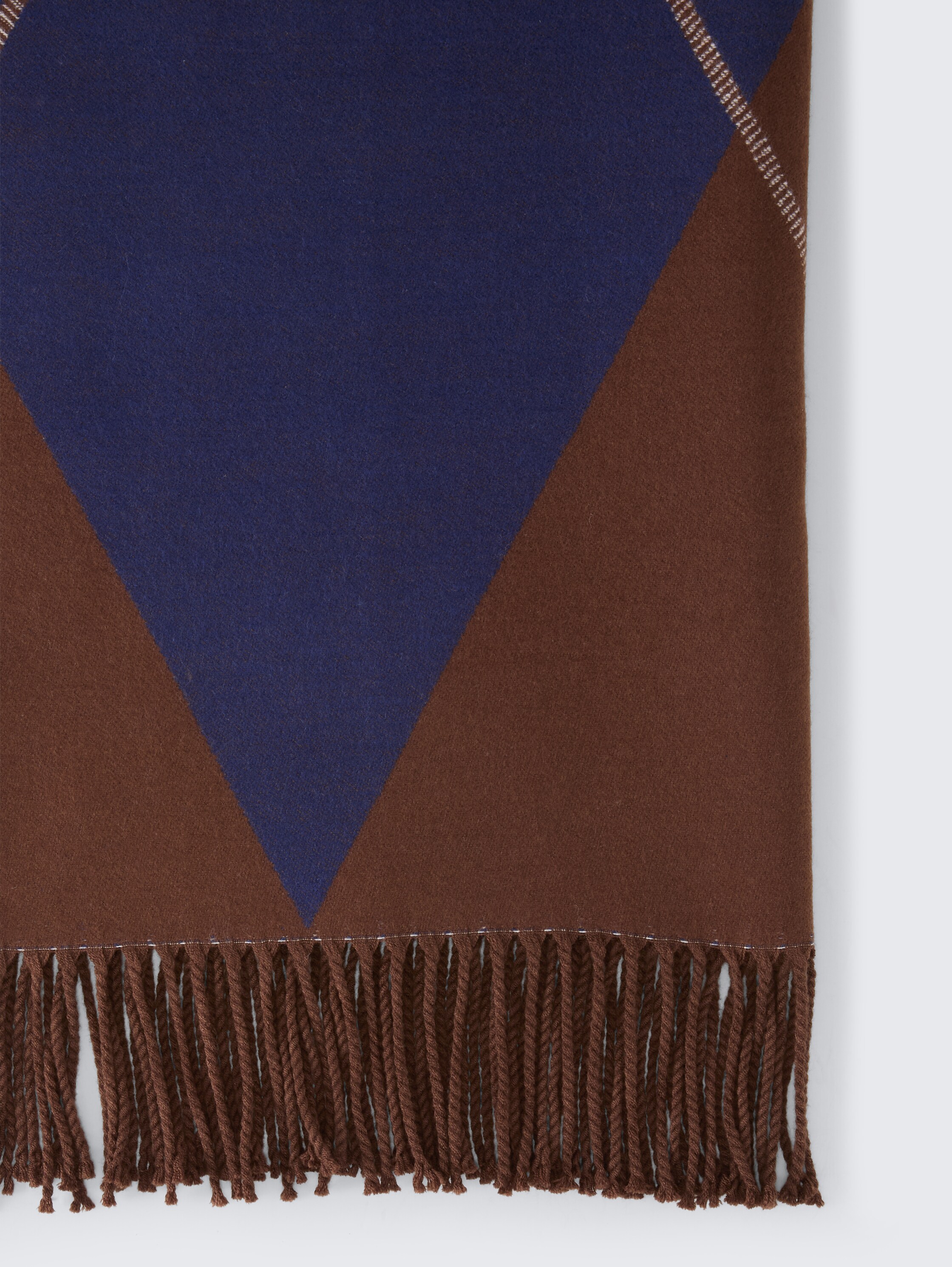 Sjaal met argylepatroon - brown_argyle_scarf - 