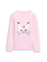 Geselecteerd, Shirt met lange mouwen en omkeerbare pailletten door Tom Tailor, 