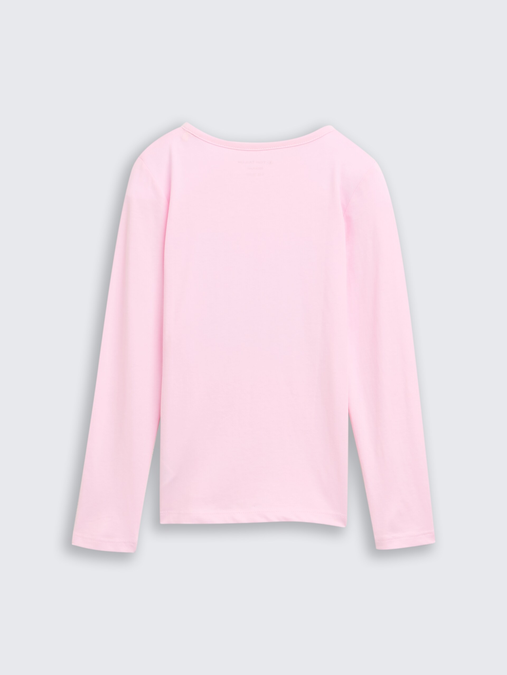 Langarmshirt mit Wendepailletten - Peachskin