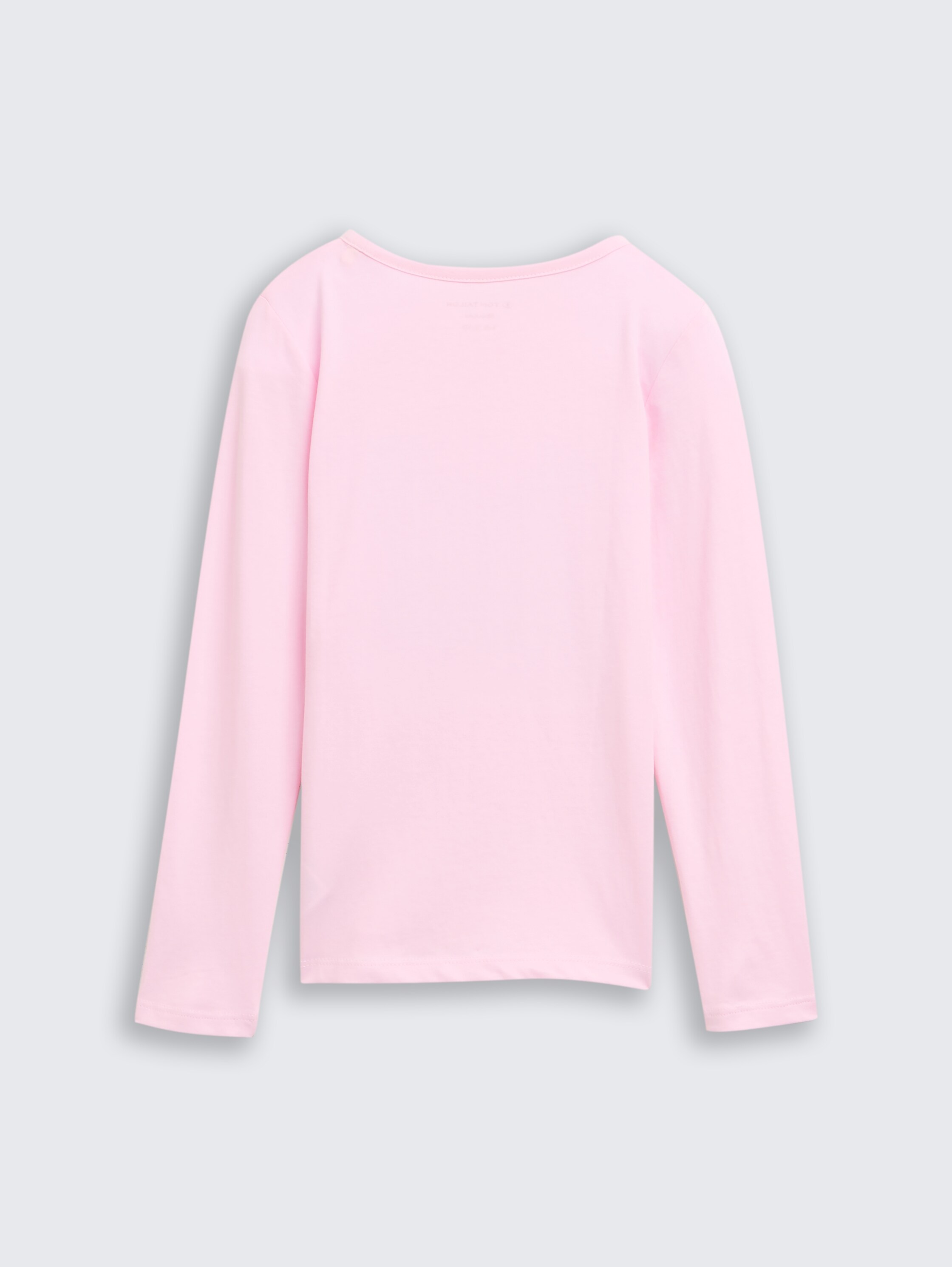 Shirt met lange mouwen en omkeerbare pailletten - Peachskin