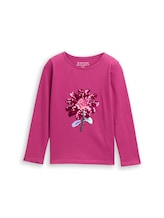 Selected, Long-sleeved shirt with reversible sequins by Tom Tailor, pink