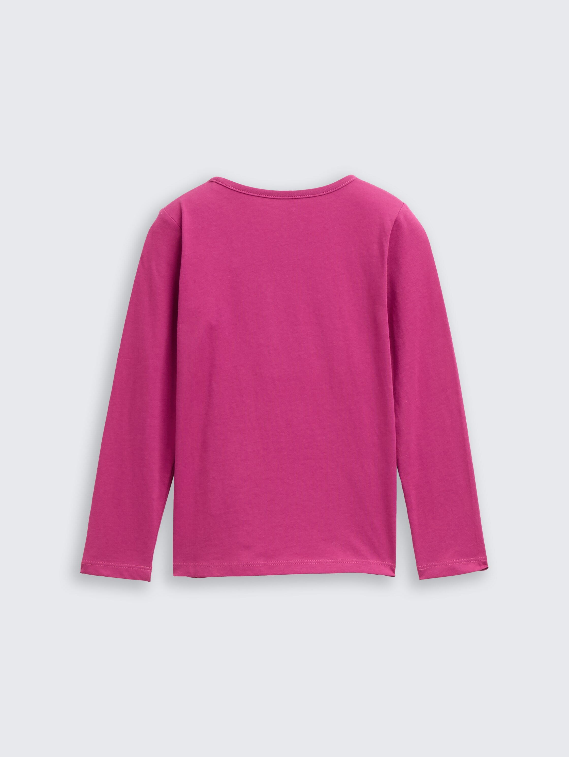 Langarmshirt mit Wendepailletten - smooth_magenta - 
