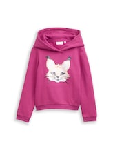 Geselecteerd, Hoodie-sweatshirt met omkeerbare pailletten door Tom Tailor, rosa