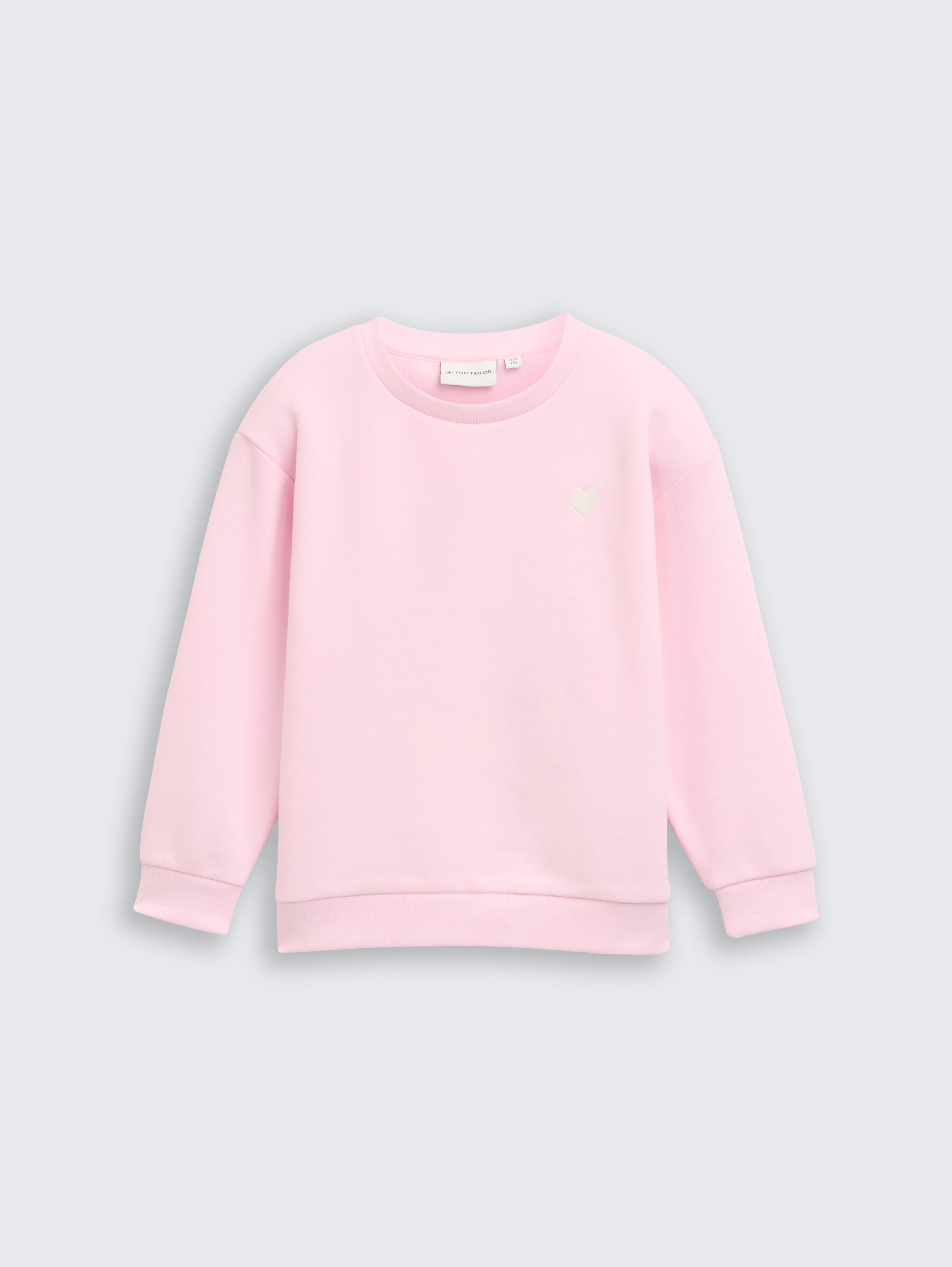 Oversize Sweatshirt mit Stickerei von Mini Girls, Peachskin