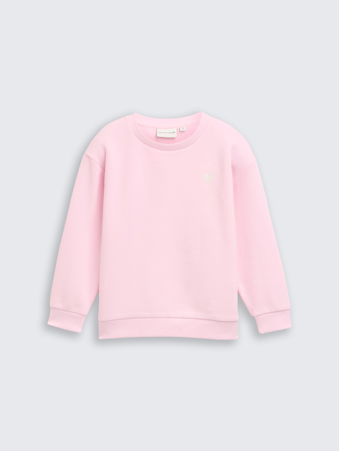 Oversize Sweatshirt mit Stickerei - Peachskin - Vorder-Produkt-Ansicht