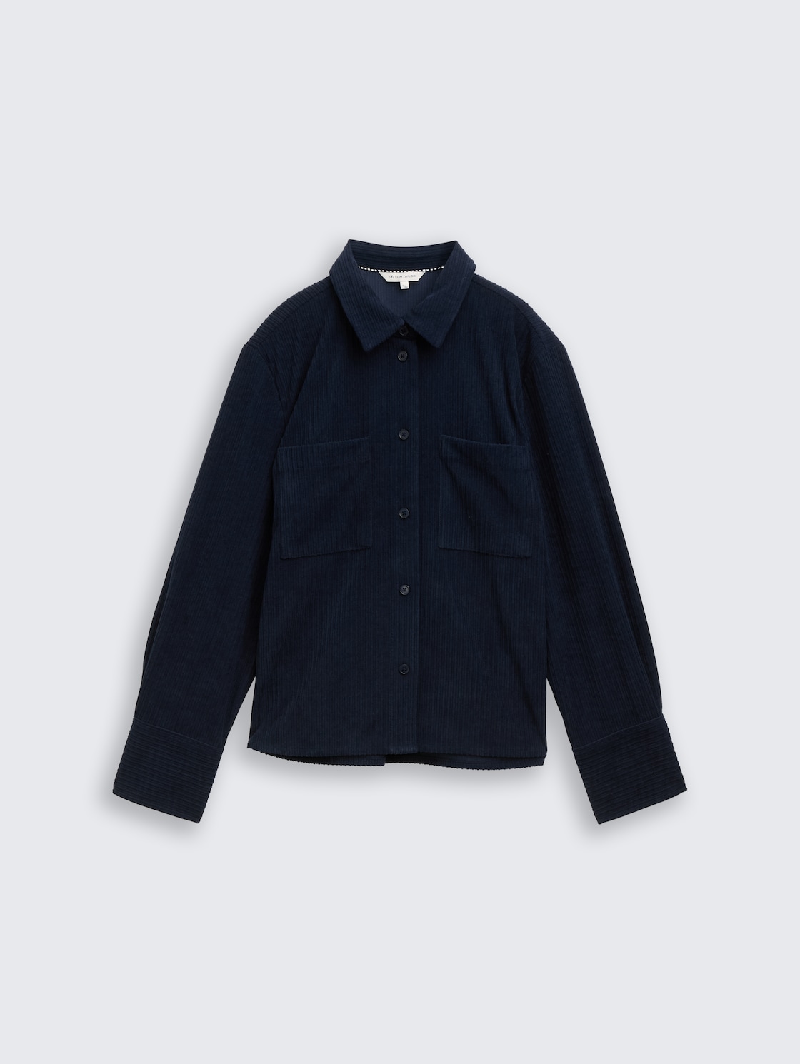 Loose Fit Cordbluse - sky captain blue - Vorder-Produkt-Ansicht