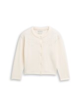 Geselecteerd, Vest met borduursels door Tom Tailor, bruin