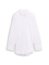 Selected, Loose fit blouse with rhinestones by Tom Tailor, white