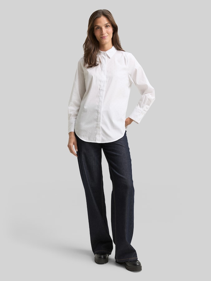 Chemisier ample avec strass par Women, stones on solid
