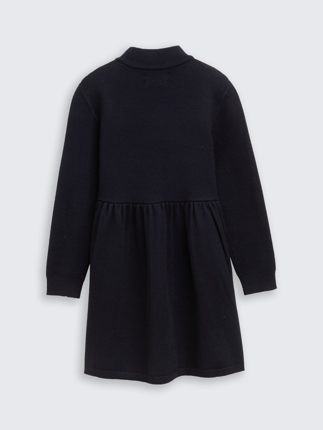 Mini-Strickkleid mit Stickerei - sky captain blue