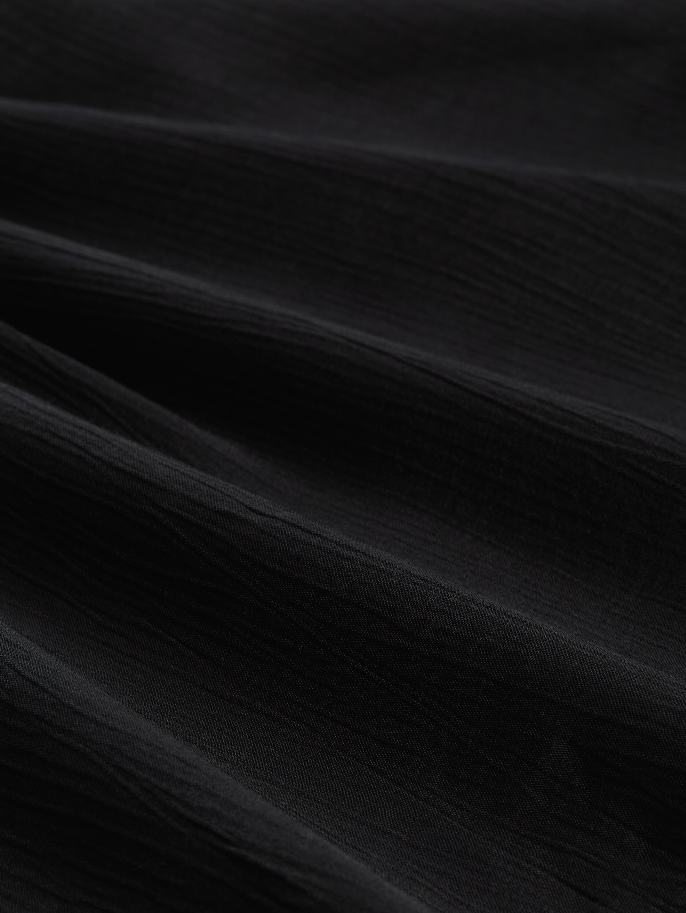 Crinkle satijnen blouse - deep_black_1 - 