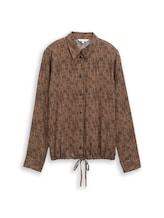 Ausgewählt, Bluse mit Muster von Tom Tailor, beige