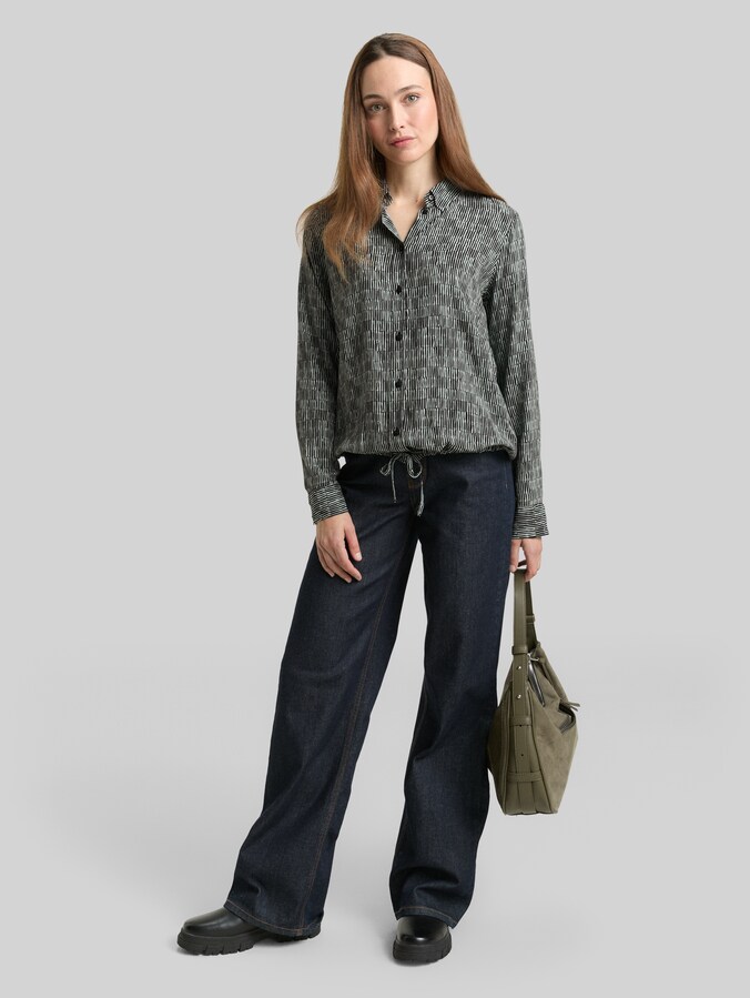 Blouse met patroon door Women, irregular moss graphic design