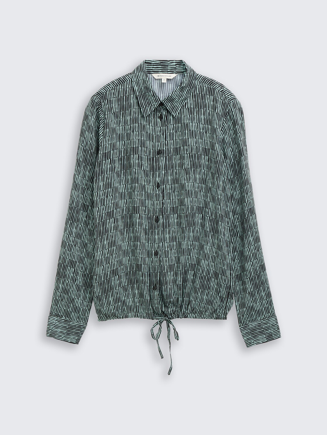 Bluse mit Muster - irregular moss graphic design - Vorder-Produkt-Ansicht