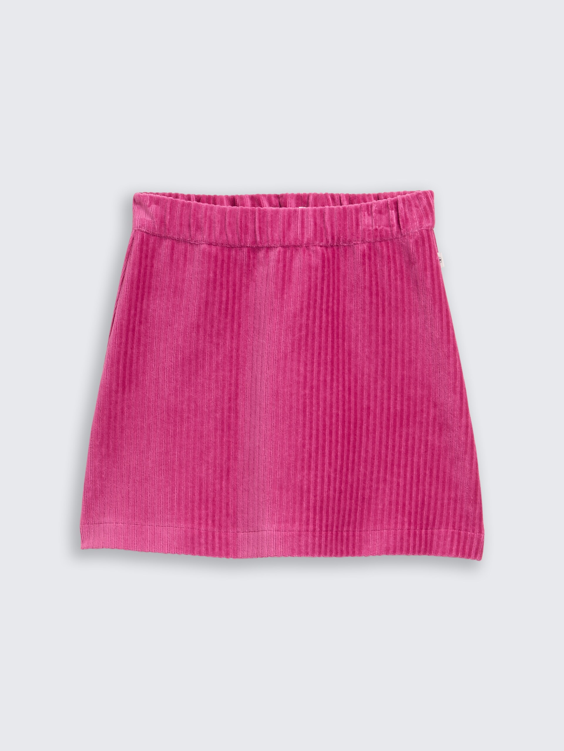 Mini-Rock aus Cord mit Herztaschen - smooth magenta - Vorder-Produkt-Ansicht
