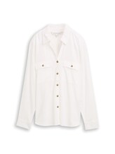 Geselecteerd, Overhemdblouse met borstzakken door Tom Tailor, wit