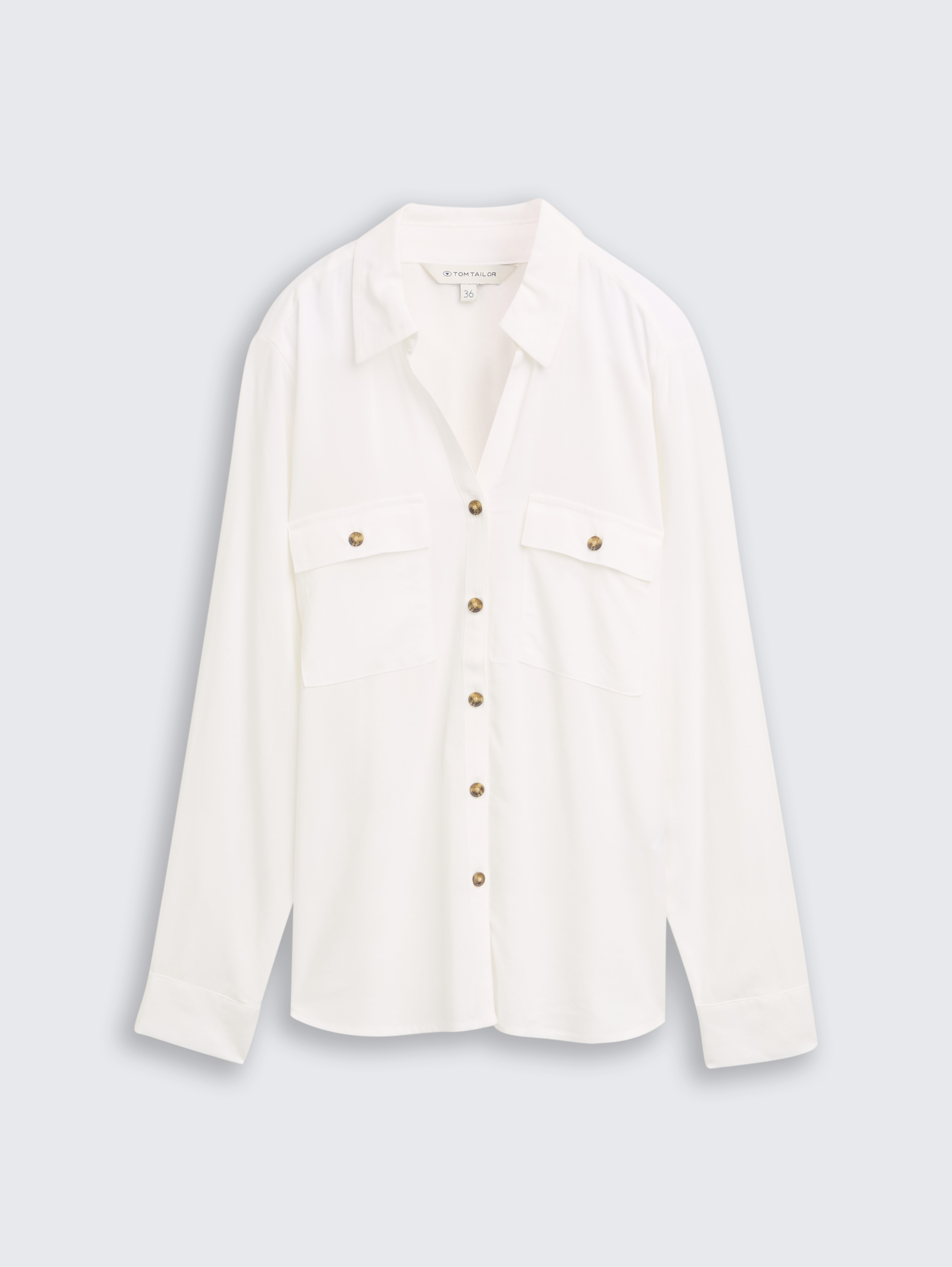 Loose fit shirt blouse by Tom Tailor