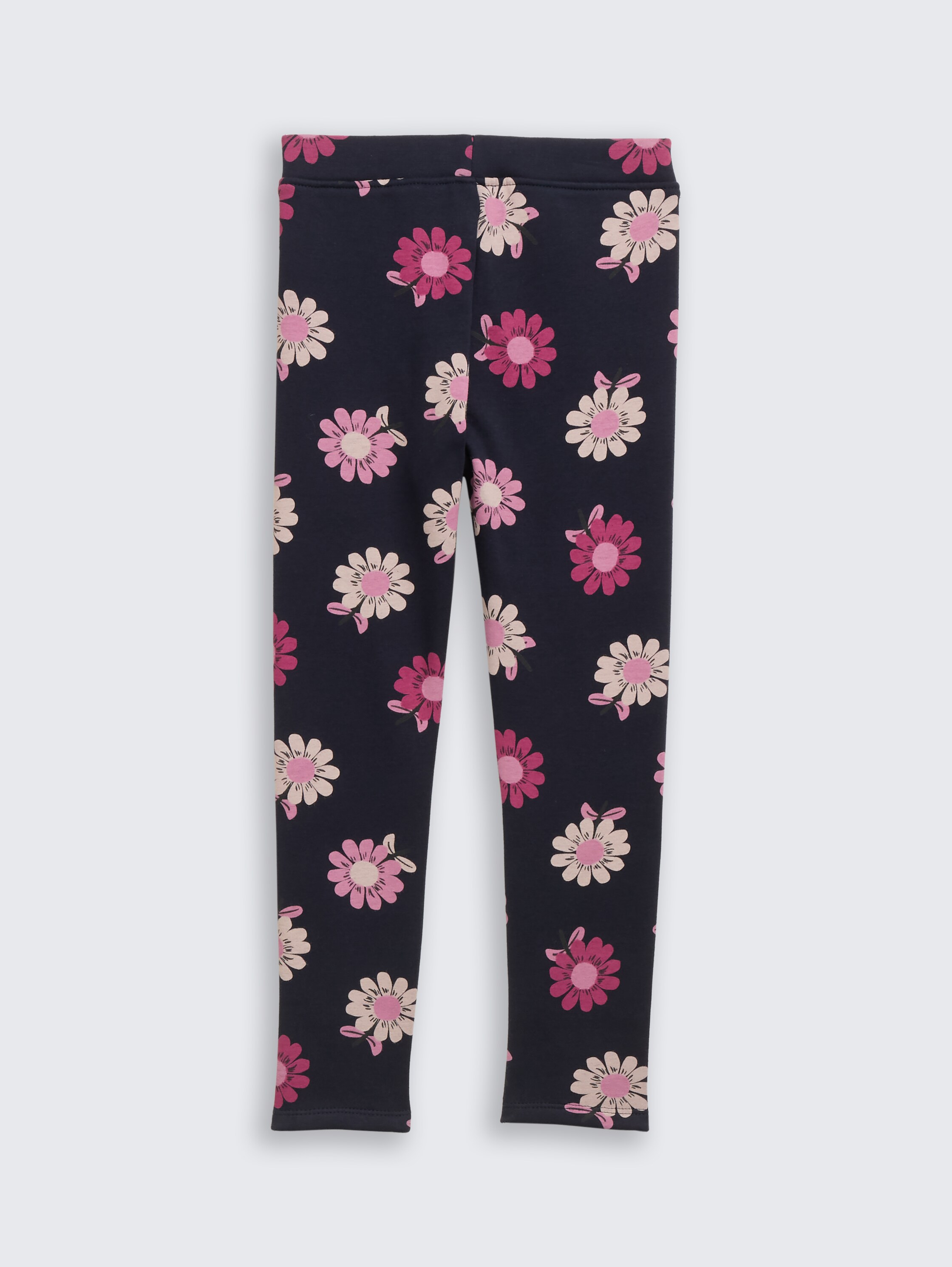 Thermo Leggings mit Allover-Print - small_dark_blue_flower_print - 