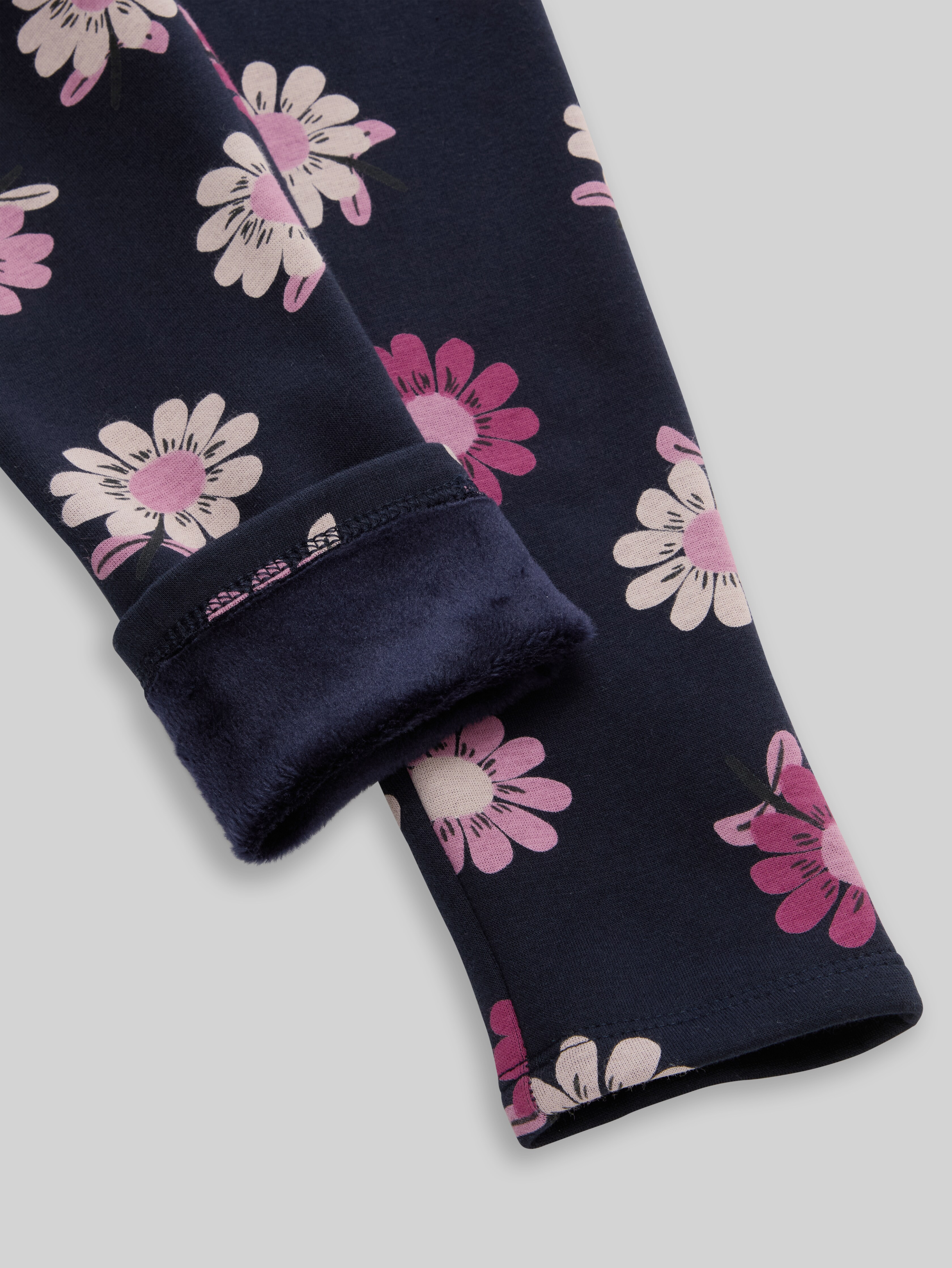 Thermal leggings with all-over print in blue by Tom Tailor