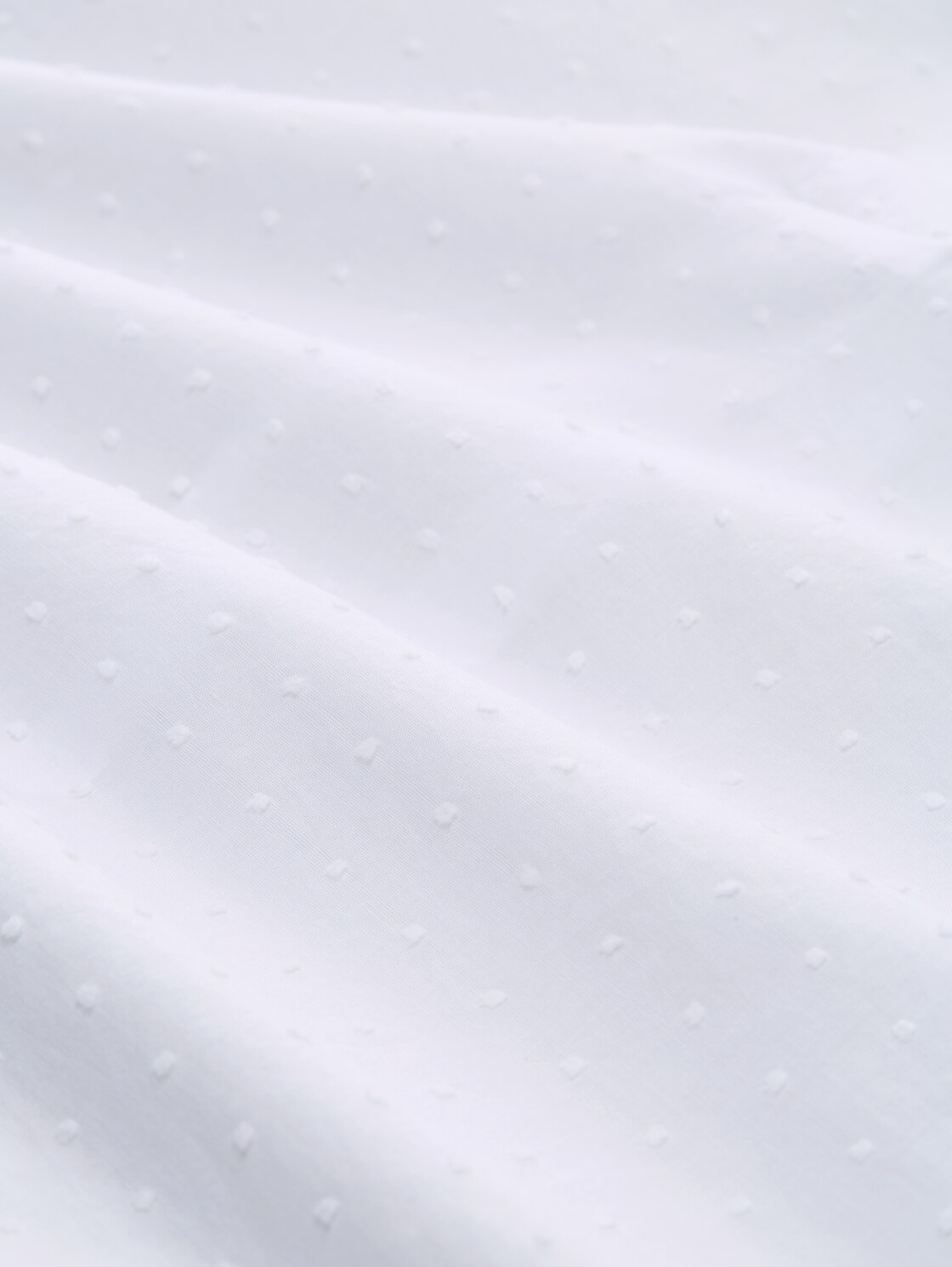 Loose Fit Bluse mit Stickerei - white dobby - Material-Ansicht