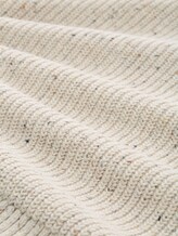 Strickpullover mit Strukturmix - grey offwhite nep colorblock - Material-Ansicht