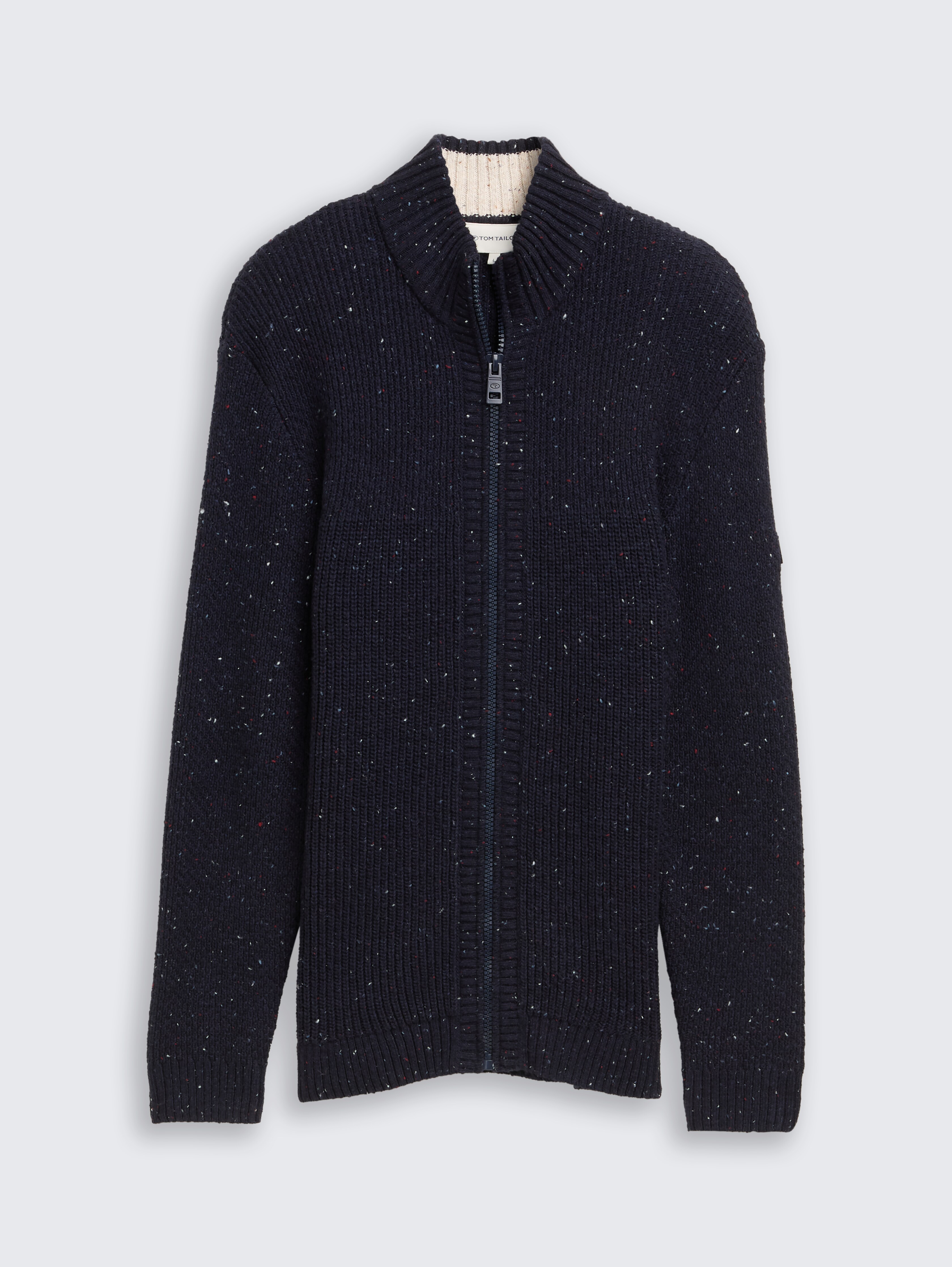 Textured knit jacket by Tom Tailor