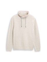 Niet geselecteerd, Snood Gebreide trui in gemêleerde look door , wit