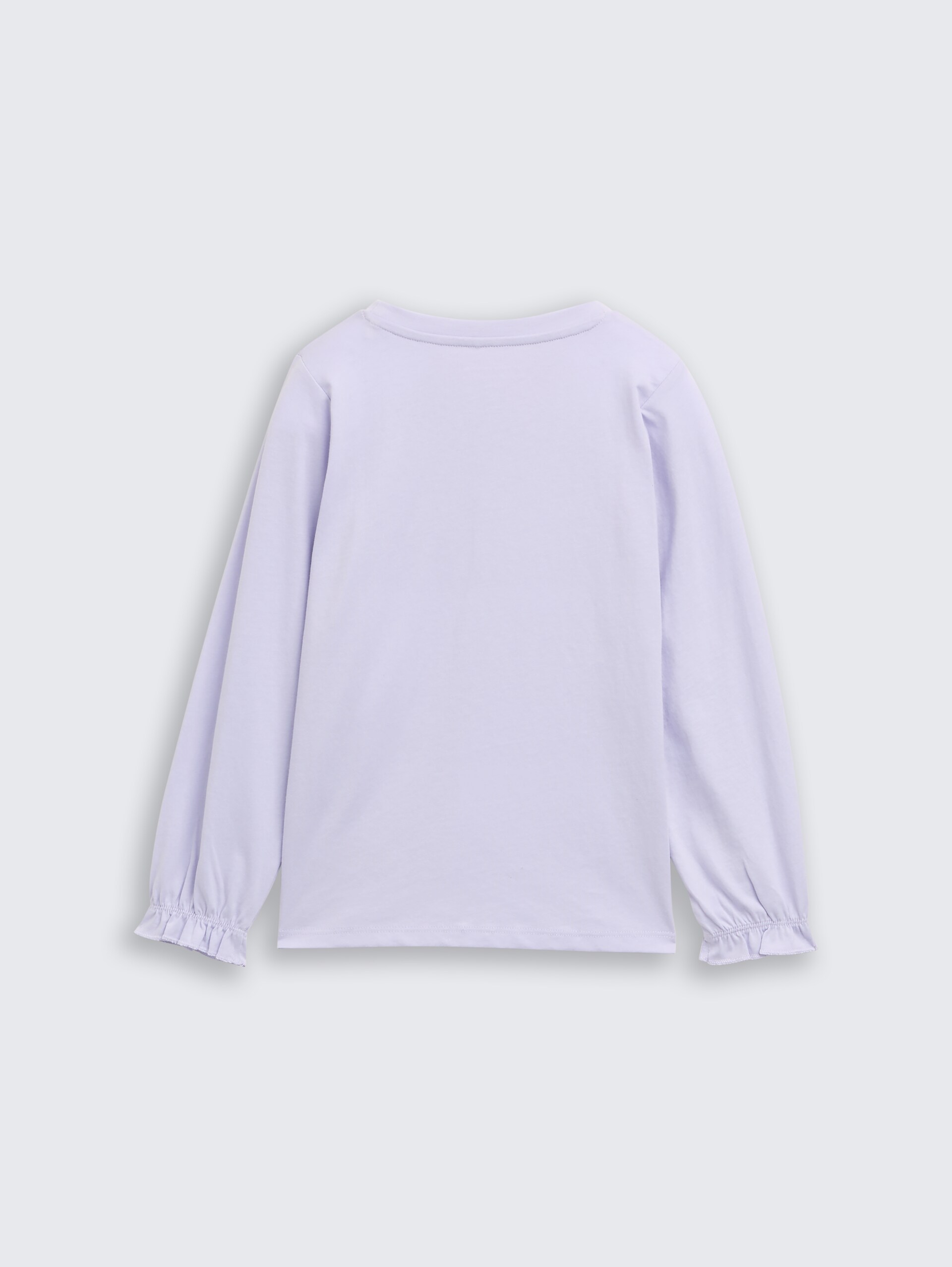 Shirt met lange mouwen en omkeerbare pailletten - light lavender