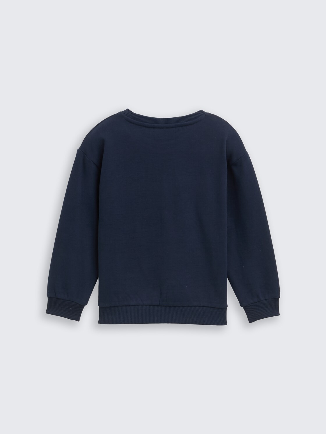 Oversize Sweatshirt mit Glitzer-Print - sky captain blue