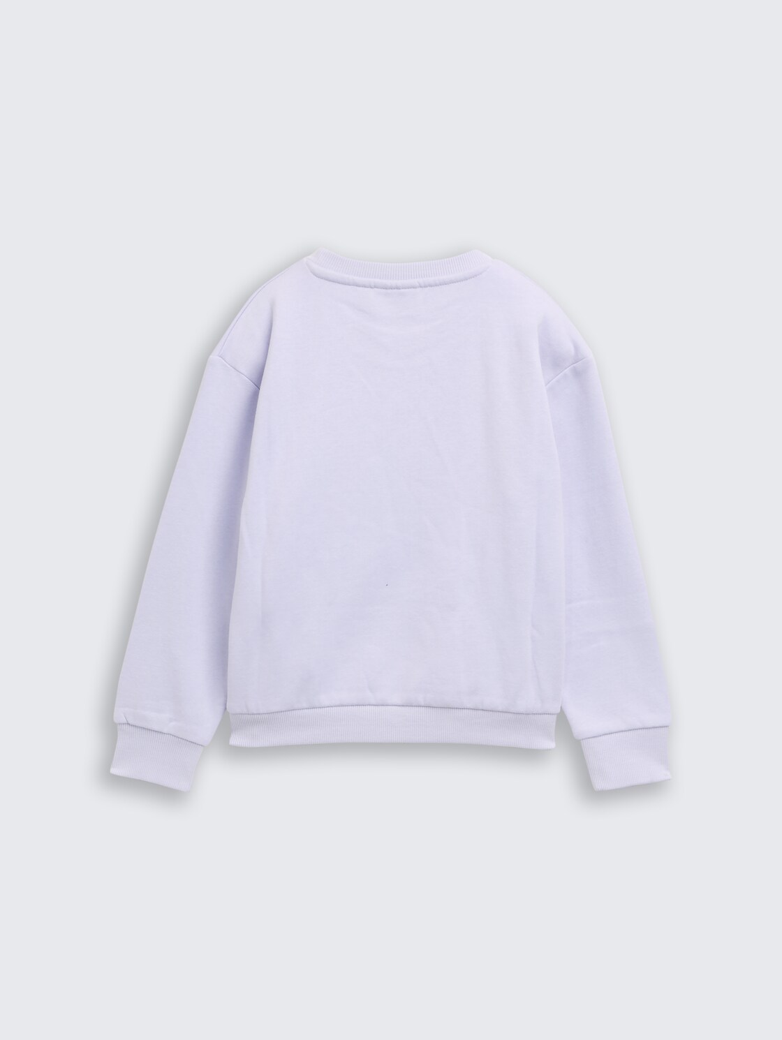 Cropped Sweatshirt mit Wendepailletten - light lavender