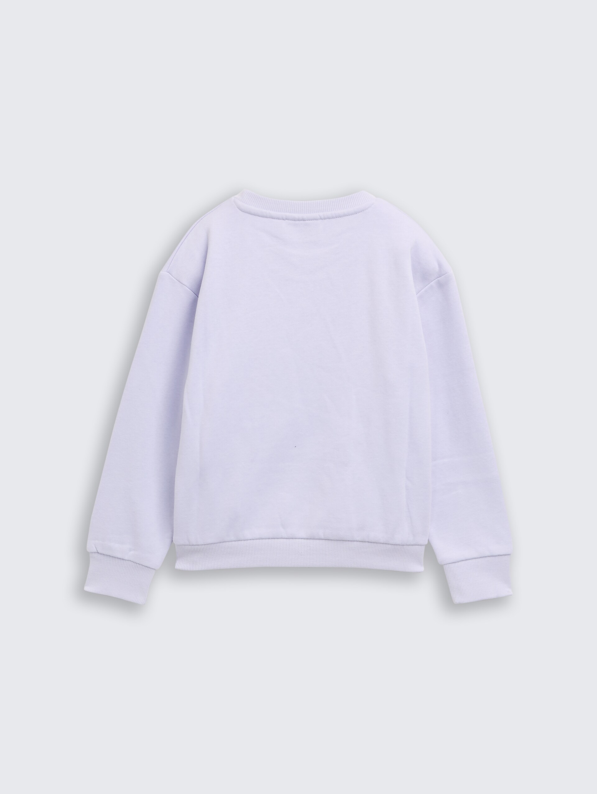 Sweat-shirt court à paillettes réversibles - light lavender