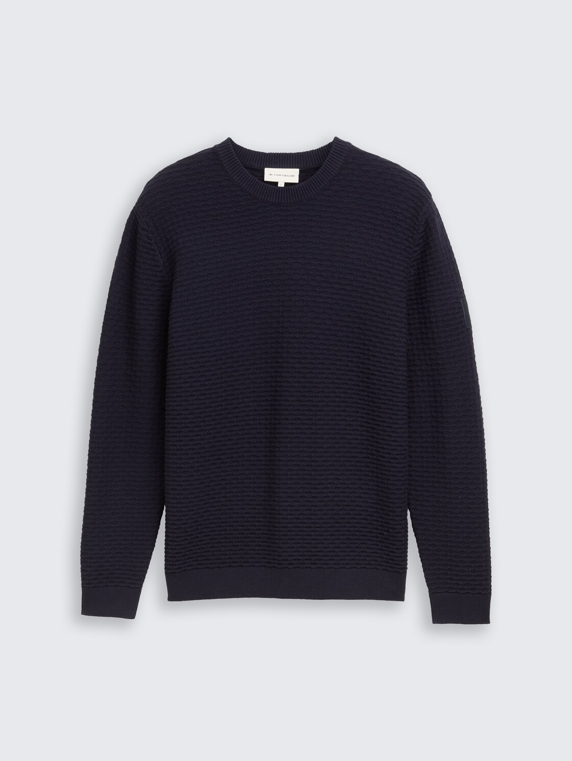 Strickpullover mit Rundhalsausschnitt - sky captain blue