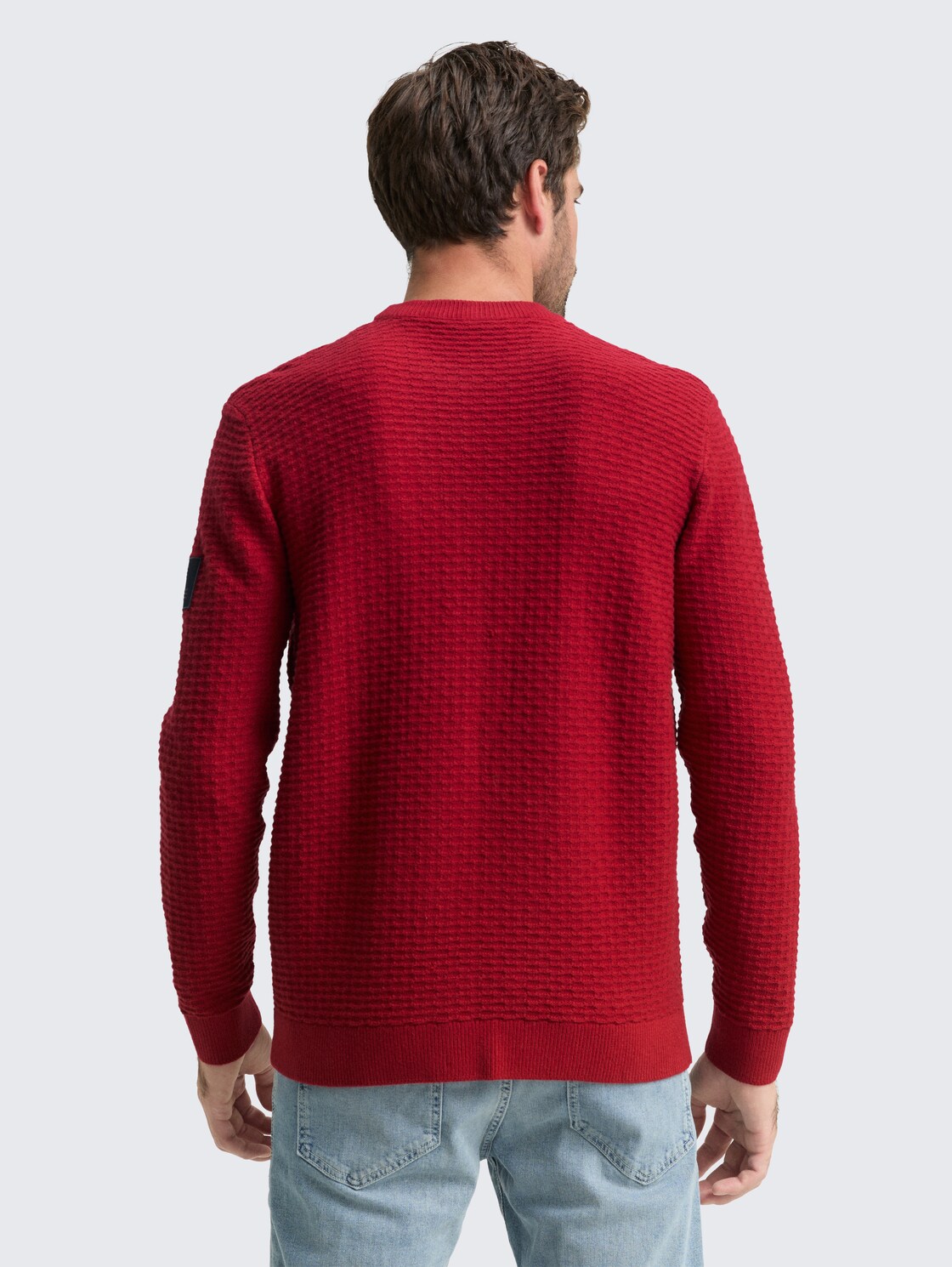 Strickpullover mit Rundhalsausschnitt - Coach Red