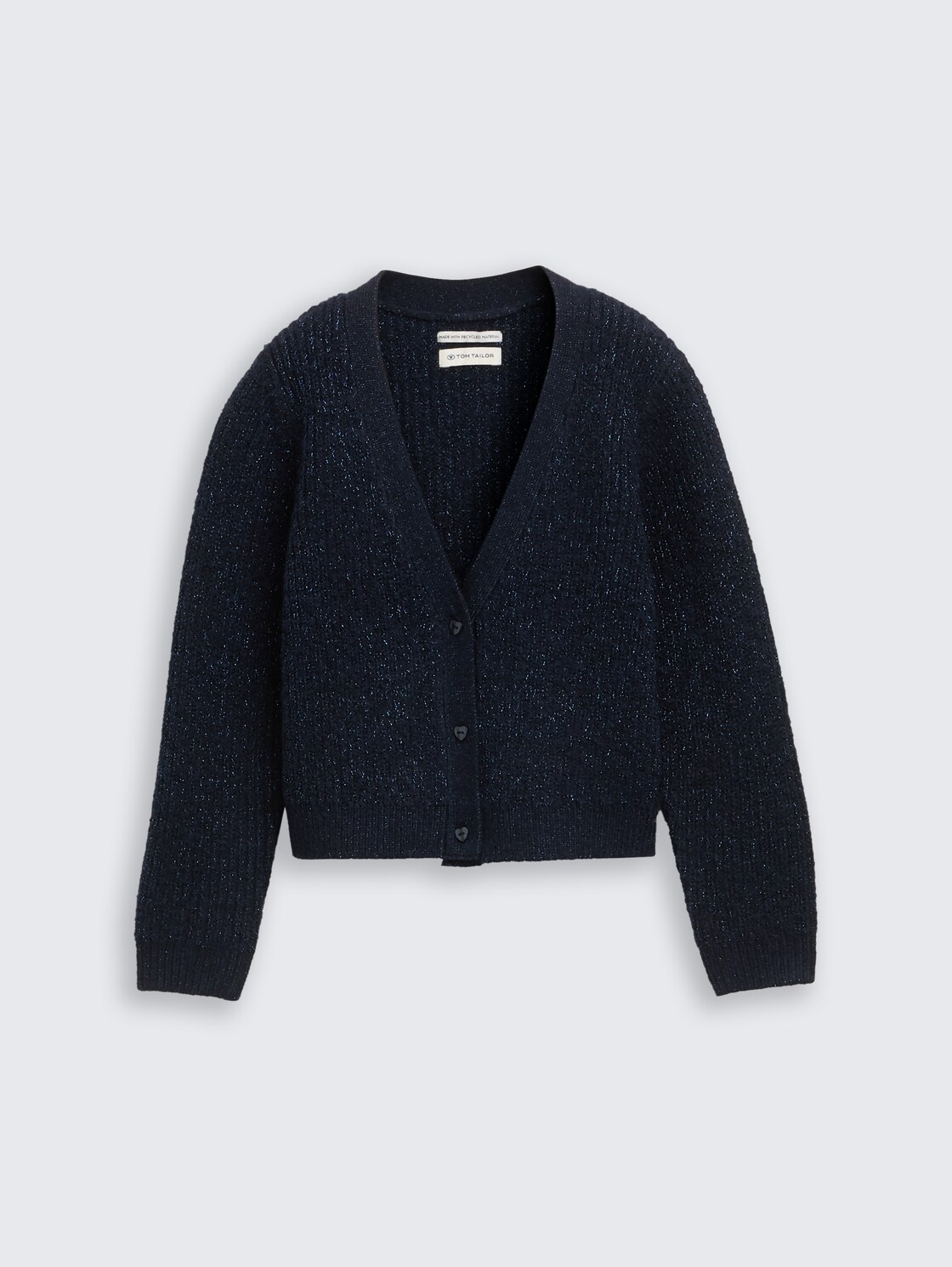 Cardigan mit Glitzer-Effekt - sky captain blue
