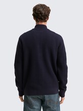 Strickjacke mit Knopfleiste - sky captain blue