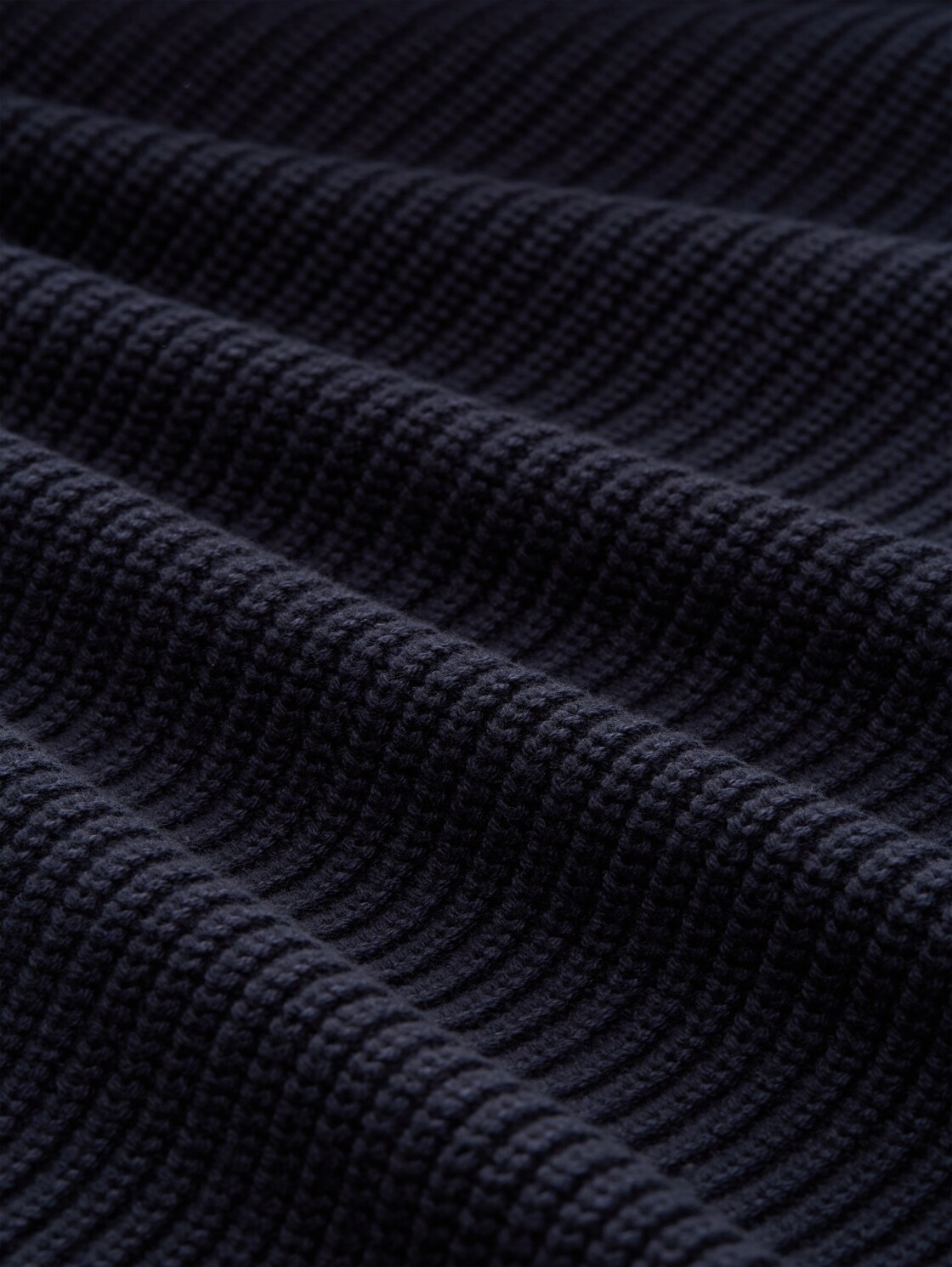 Strickjacke mit Knopfleiste - sky captain blue - Material-Ansicht