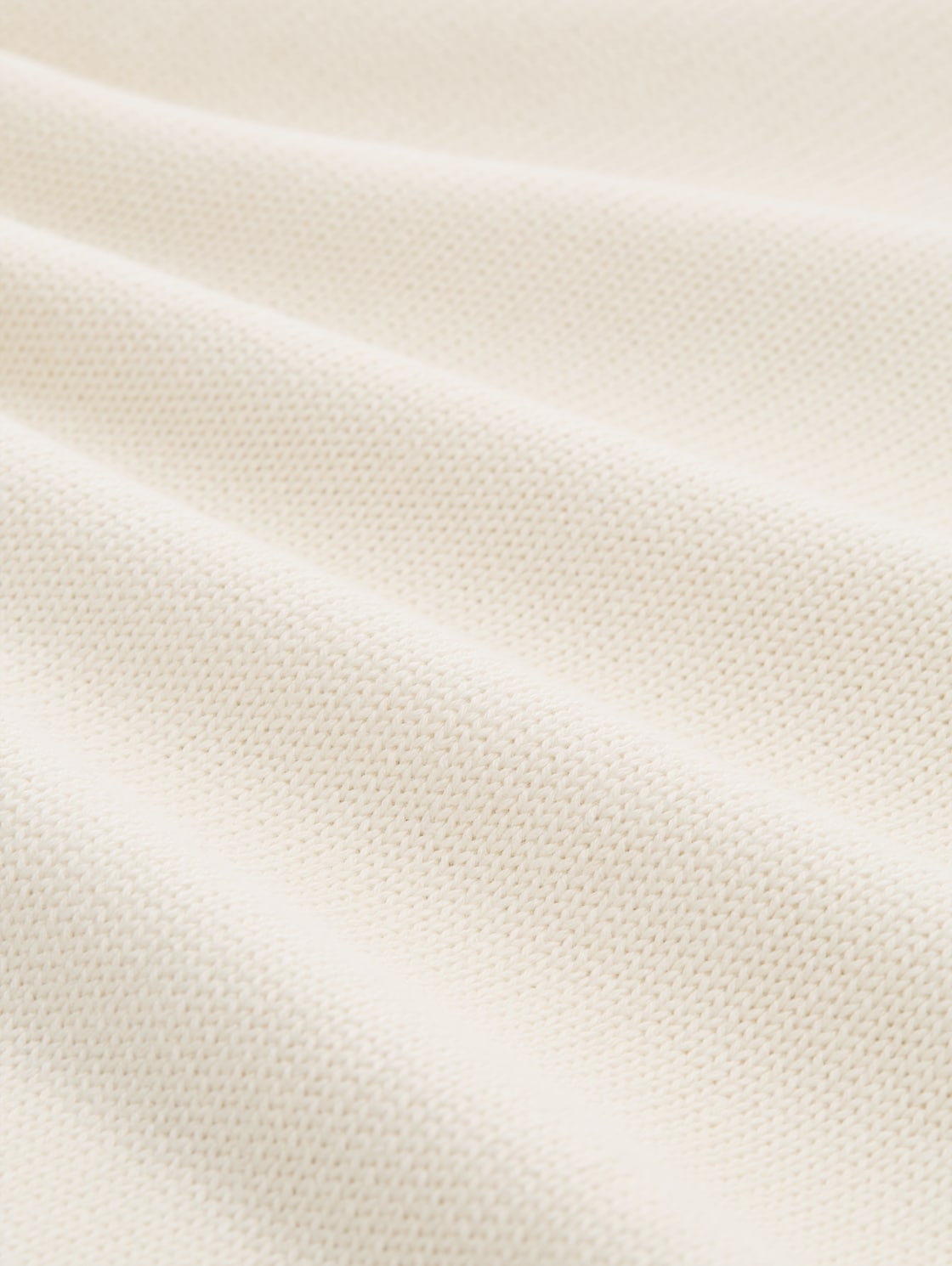 Strickjacke mit Zopfmuster - Gardenia White - Material-Ansicht