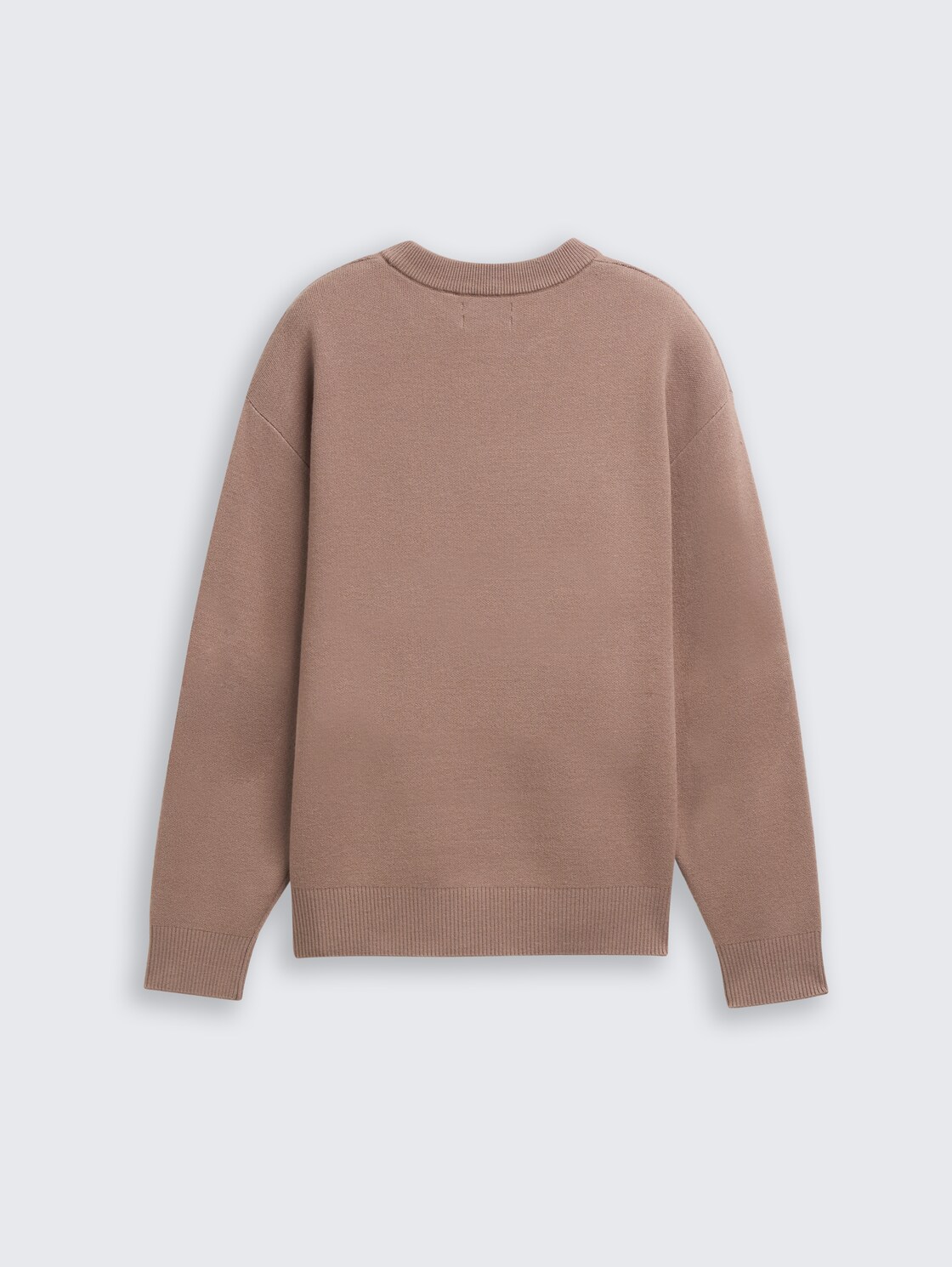 Oversize Strickpullover - taupe grey