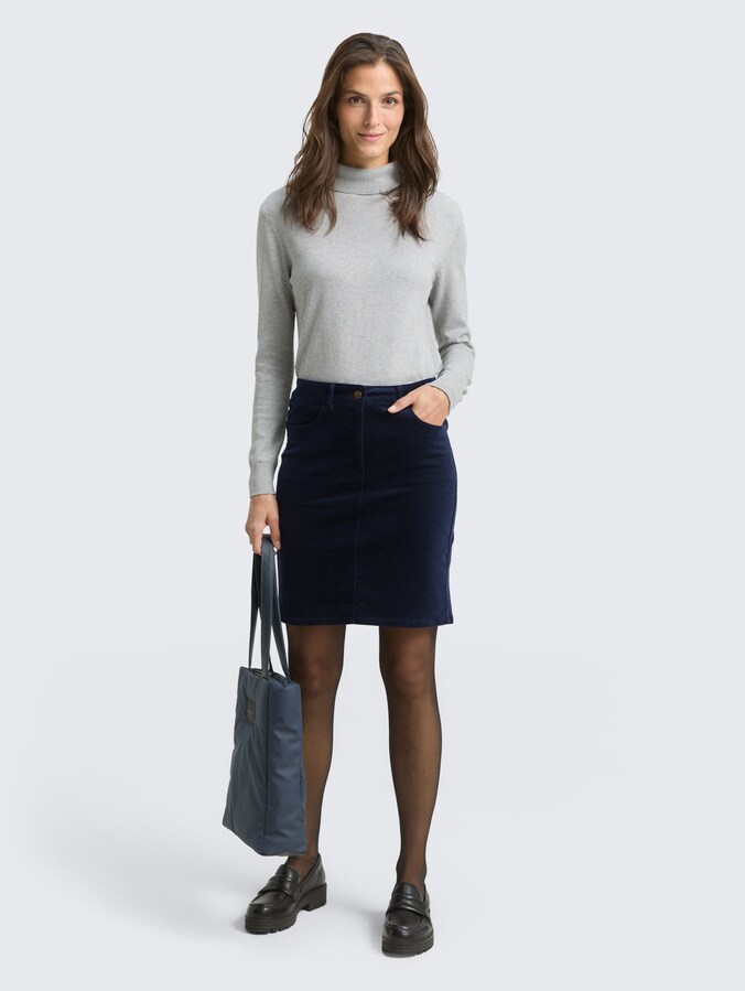 Rock aus Samt von Women, sky captain blue