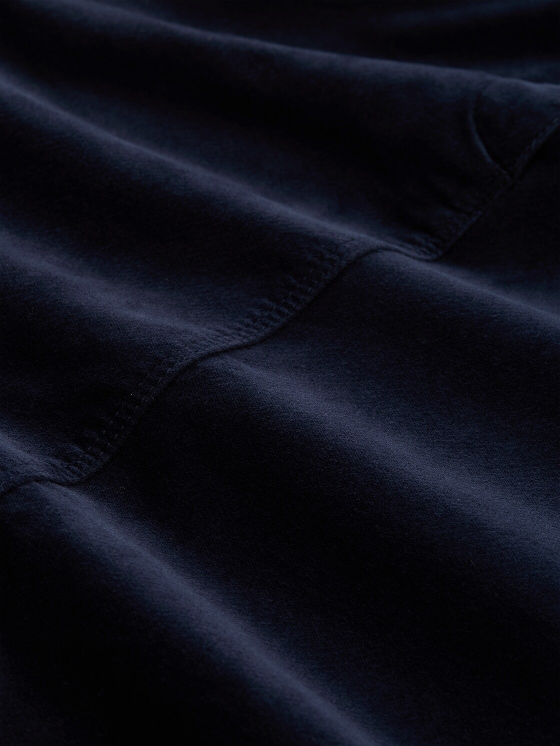 Rock aus Samt - sky captain blue - Material-Ansicht