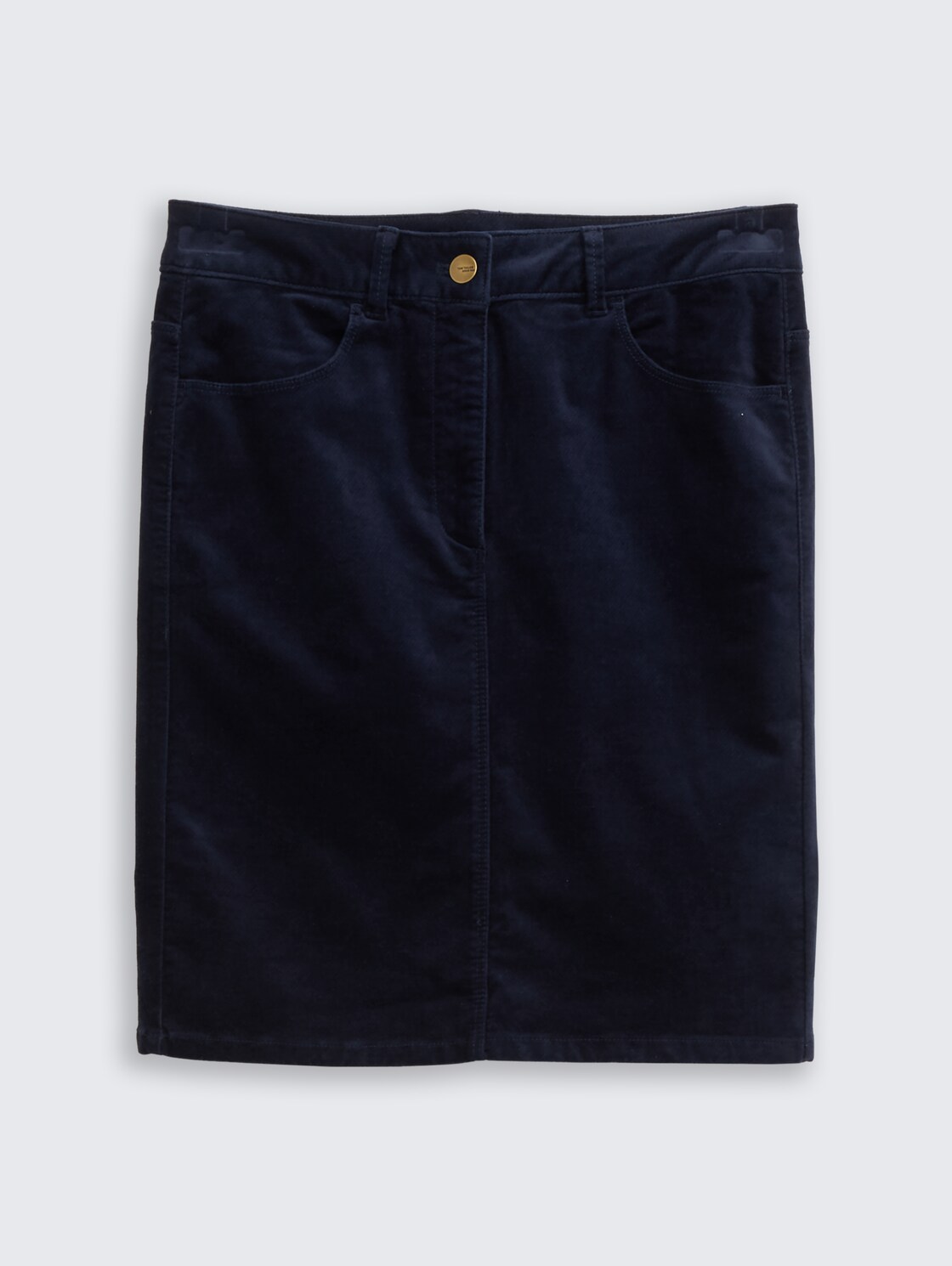 Rock aus Samt - sky captain blue - Vorder-Produkt-Ansicht