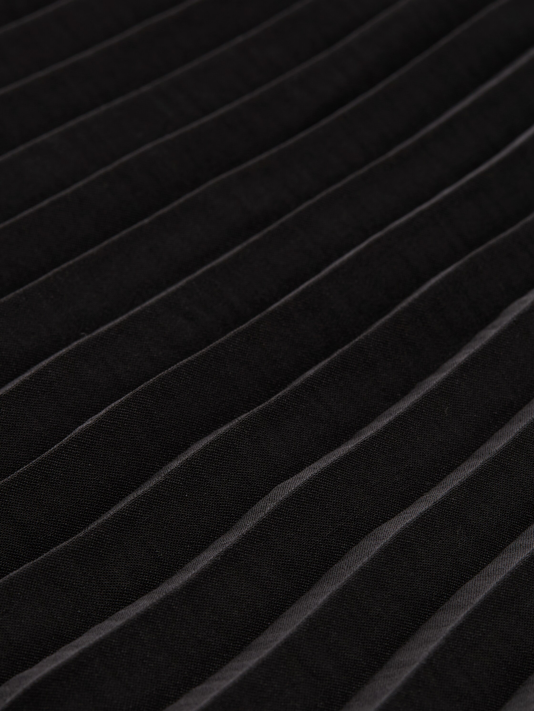 Plissé midi-rok met glitterdetail - deep_black_1 - 