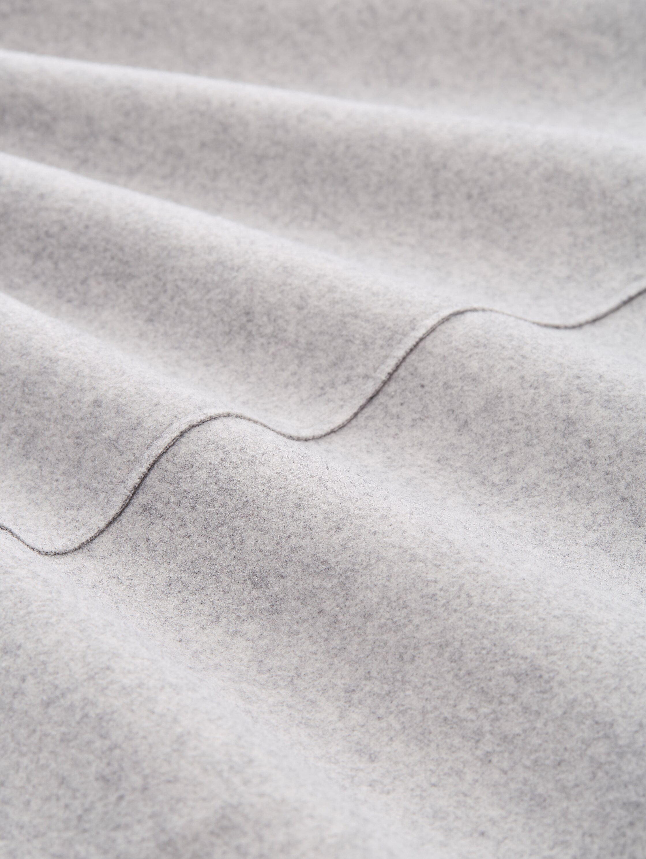 Cosy Rock in Melange-Optik - medium silver grey melange - Material-Ansicht