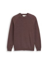 Nicht ausgewählt, Strickpullover mit Wollanteil von , braun