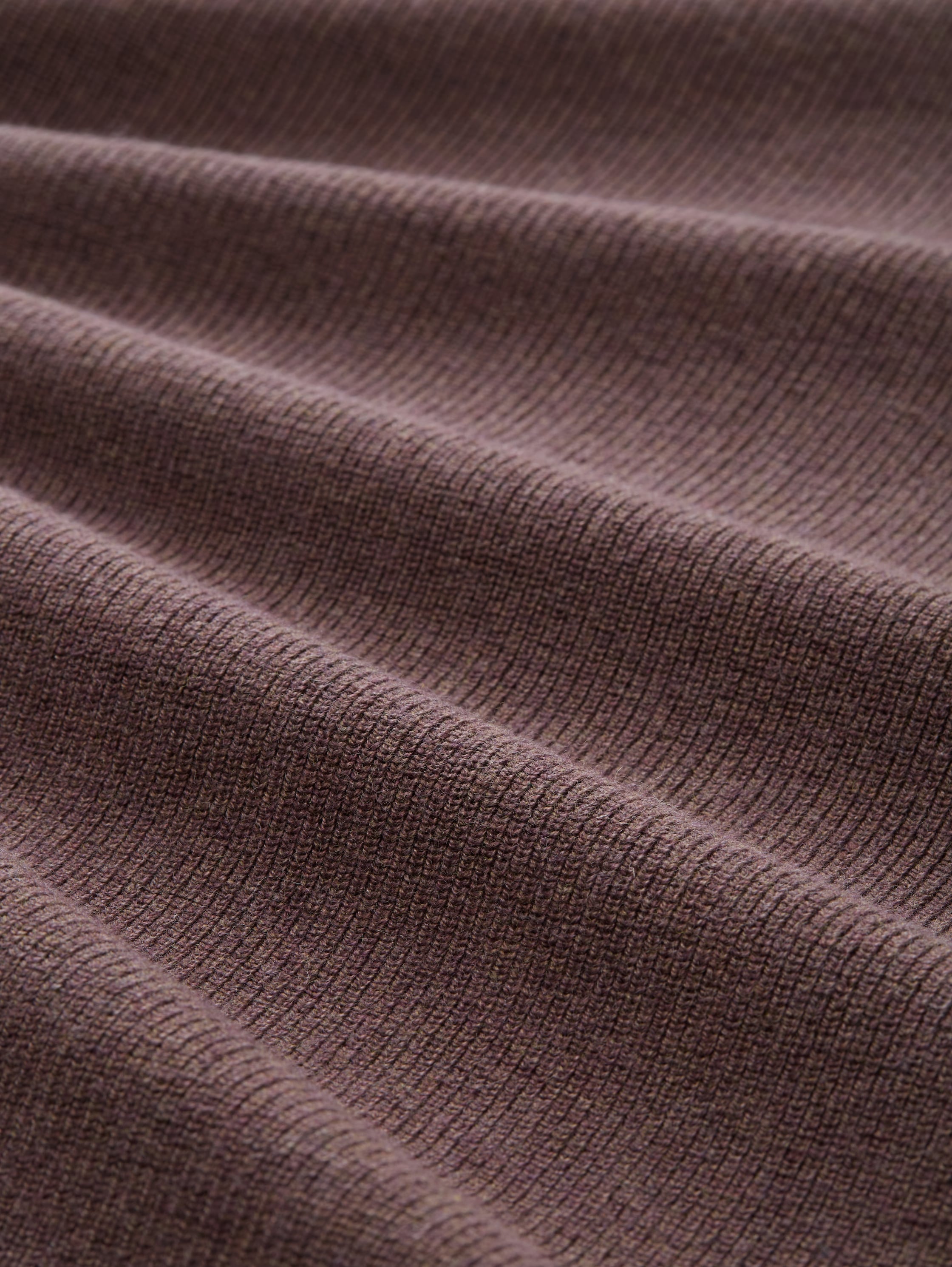 Strickpullover mit Wollanteil - bag_brown_melange - 